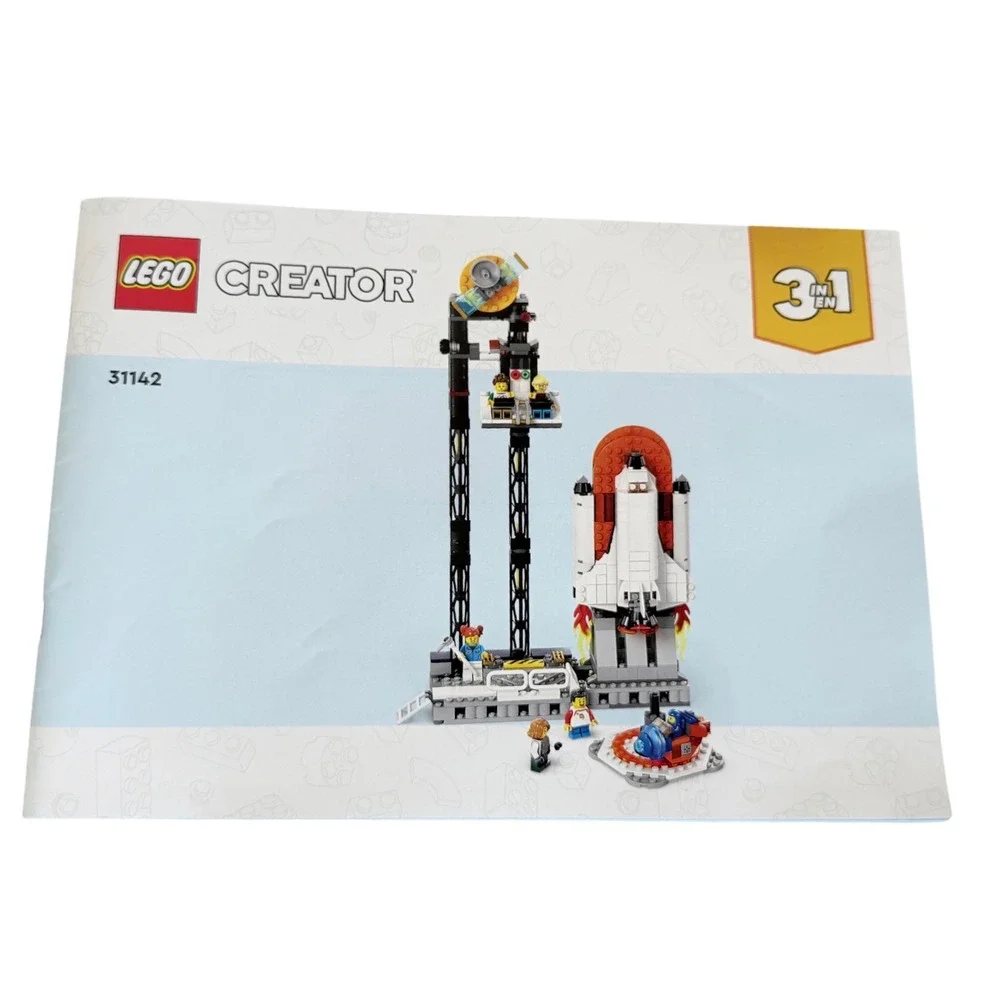 LEGO Creator 31142 Instructiont Manual Space Roller Coaster 3-in-1 White 2023